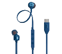 EARPHONES JBL TUNE 310C WITH USB-C BLUE (JBLT310CBLUAM)