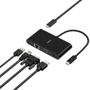 ADAPTADOR BELKIN USB-C MULT USB-A/HDMI/VGA/GBE 100W (AVC004BTBK)
