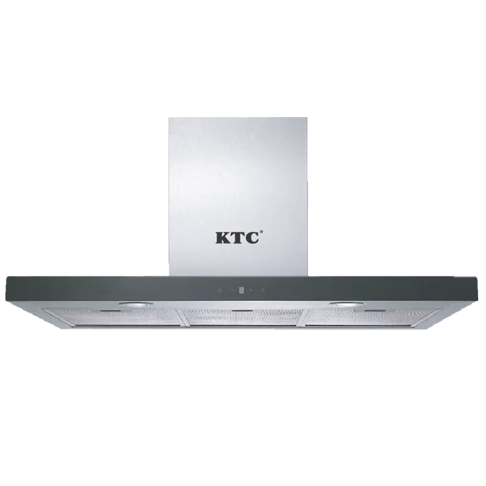 EXTRACTOR KTC TIPO CAMPANA DE ACERO INOXIDABLE 90CM SILVER (CEC-90M21)