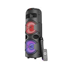 BOCINA KLIPX BLUETOOTH PORTABLE PARTYSPEAKER 2X8IN WLS-MIC (KLS-601)