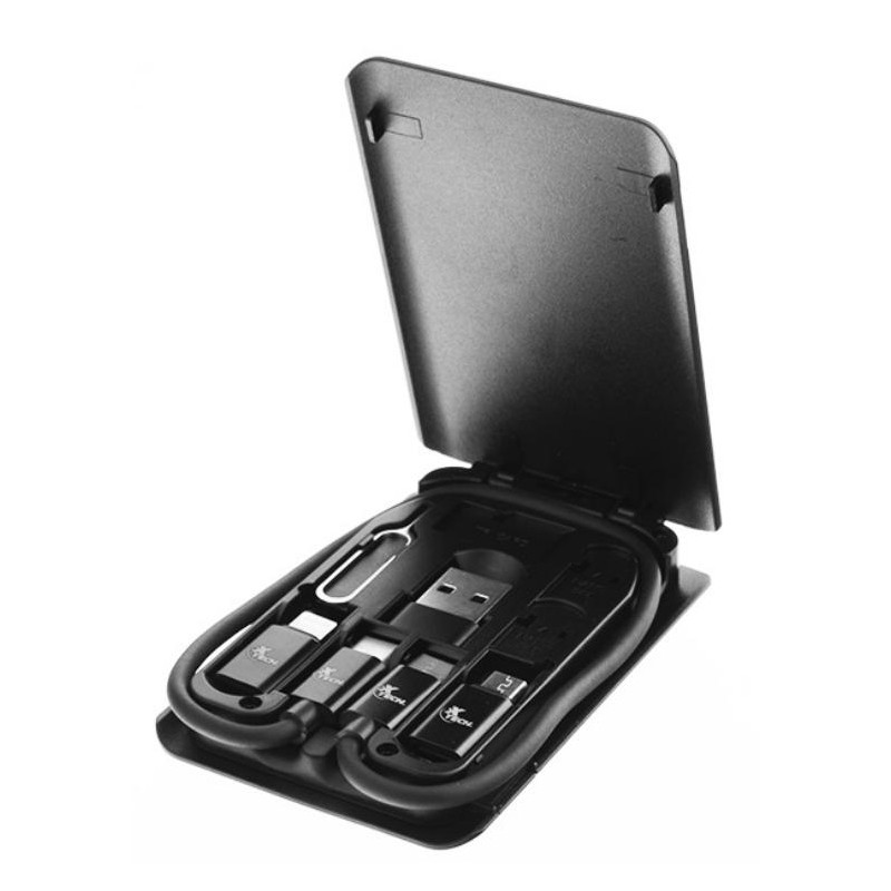 ESTUCHE XTECH MULTIFUNCIONAL WITH CABLE TIPO C/ADPTADOR USB TIPO A (XTC-570)
