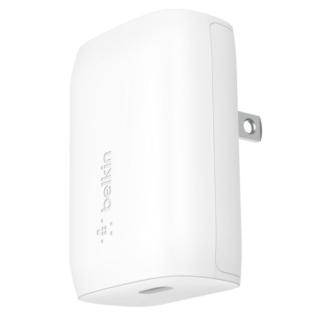 ADAPTADOR BELKIN WALL CHARGER 30W AC/USB-C/PPS WHITE (WCA005DQWH)