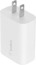 [ADA1344] ADAPTADOR BELKIN CARGADOR DE PARED 25W AC PD USB-C 3.0 PPS WHITE (WCA004DQWH)